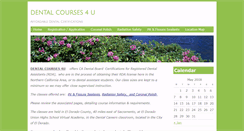 Desktop Screenshot of dentalcourses4u.com